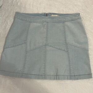 A’ltard State denim mini skirt.